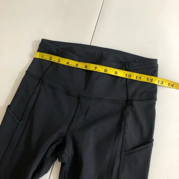 Lululemon Fast & Free 7/8 Tight II *Nulux 25" Black size 6 - Picture 15 of 15